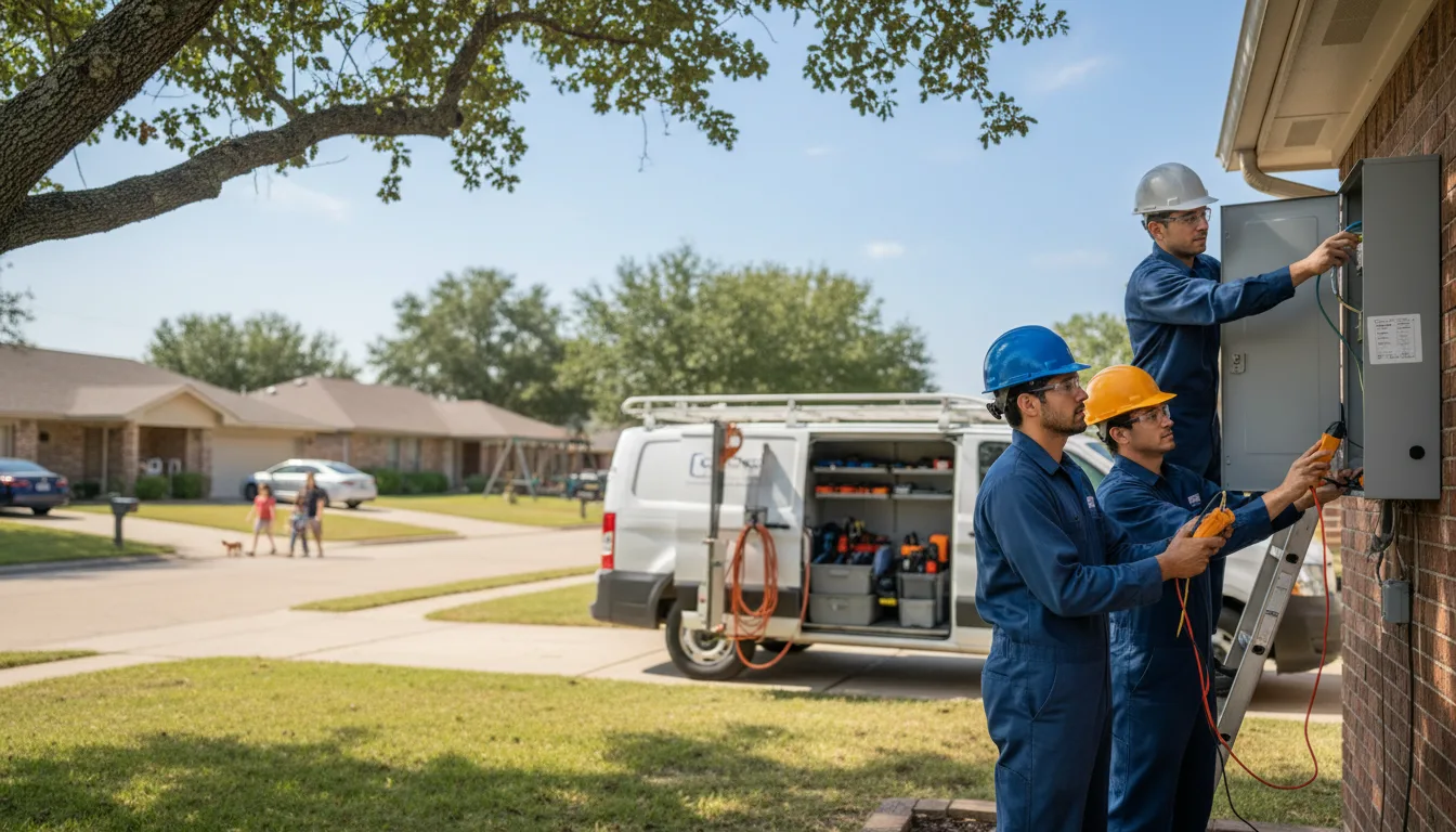 Certified electrician providing emergency electrical services in Counce, TN